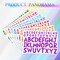 8 Sheets Letter Stickers Stick on Vinyl Letters Self Adhesive Letters Poster Board (1 Inch, 2 Inch,Colorful)